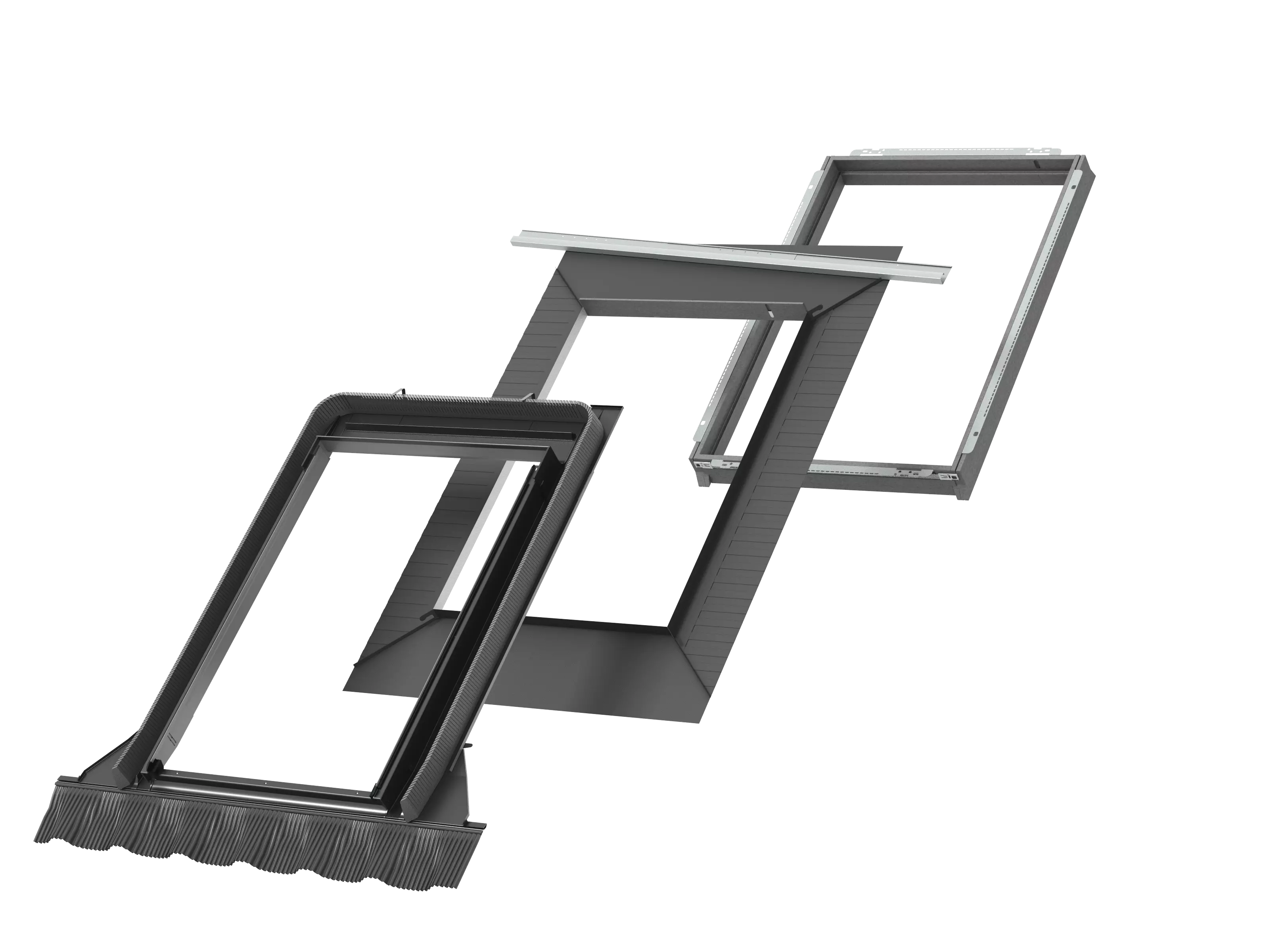 EDW SK06 2000 - Raccord couverture ondulée avec cadre isolant