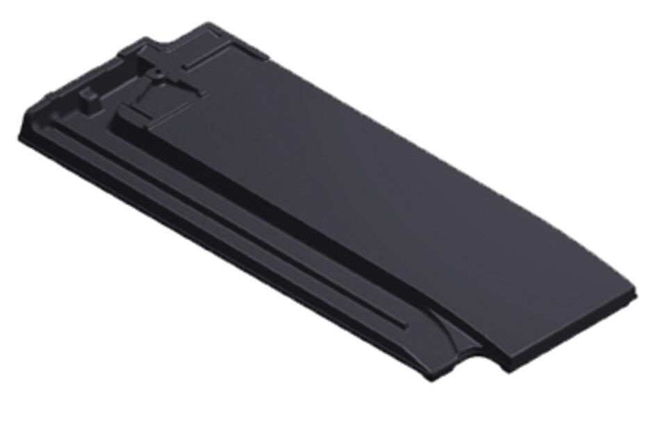 MONIER - Demi-tuile SIGNY double black mat