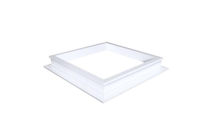 Skylux - Costière PVC 16/00 1000x1000mm fixe