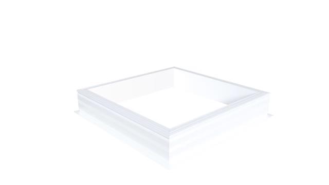 Skylux - Costière PVC 20/00 EPB avec pied 0900x0900mm