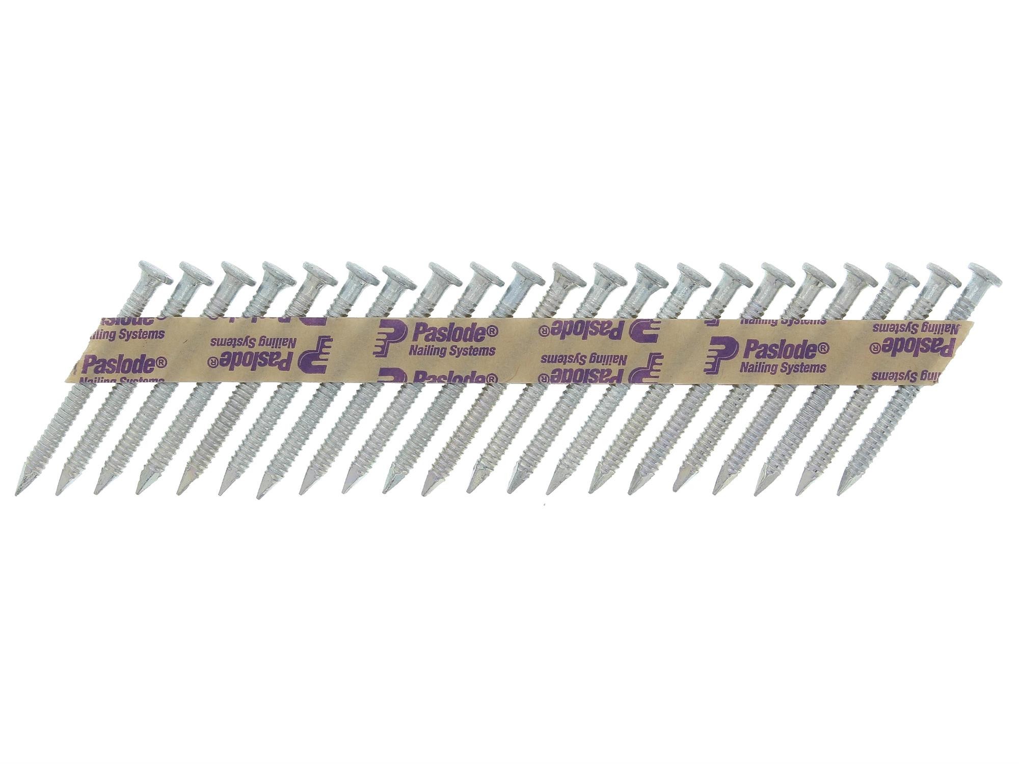 PASLODE - Clou sur bande 4x50mm Cranté 12µM + gaz (1250pcs/b)
