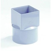 Réduction PVC carré 100 / rond 103