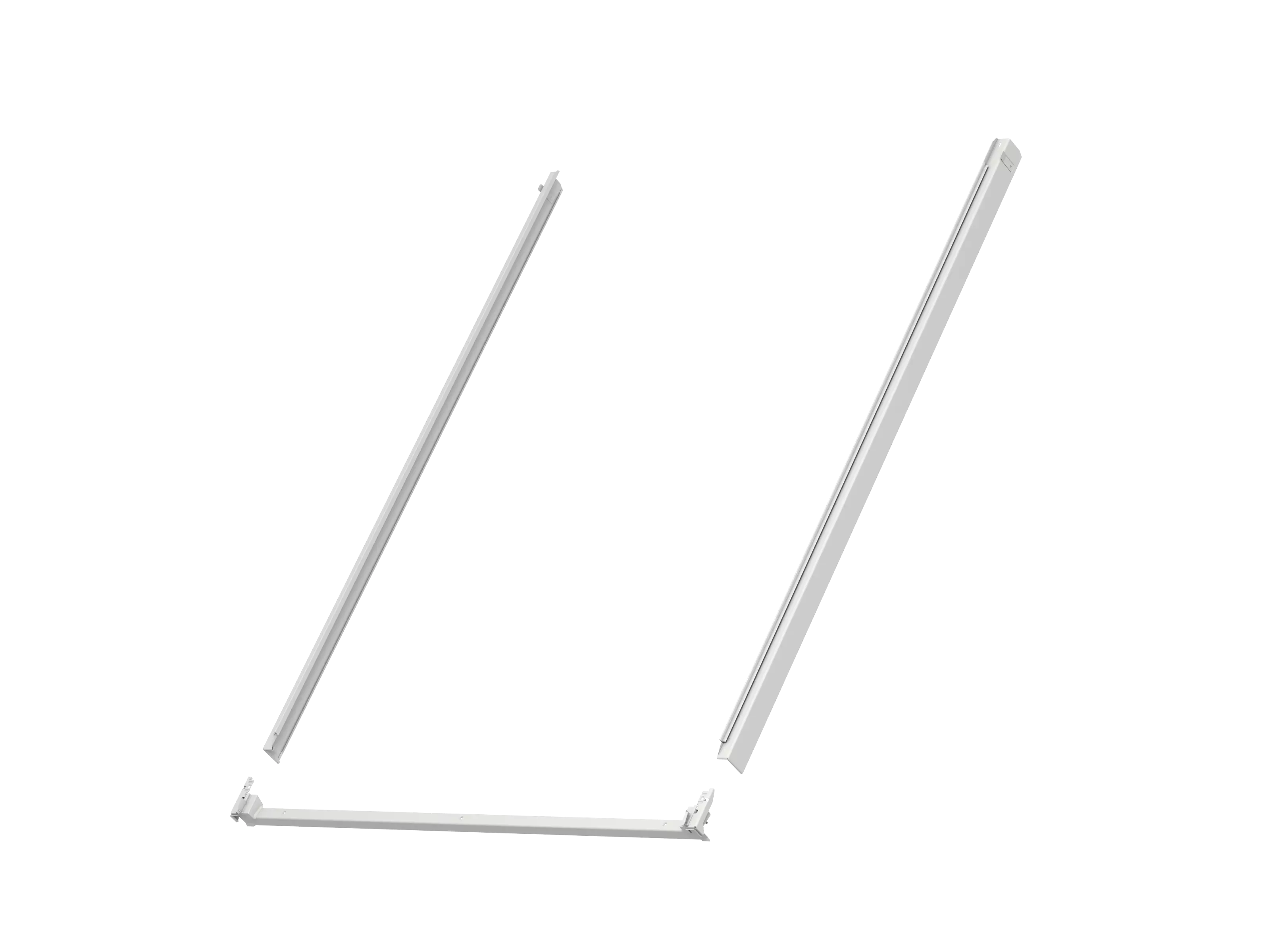 ZWC SK06 0000 - Profilés longs latéraux et traverse basse Al